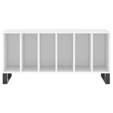 vidaXL Έπιπλο Δίσκων Λευκό 100x38x48cm από Επεξεργασμένο Ξύλο 1 τεμ.
