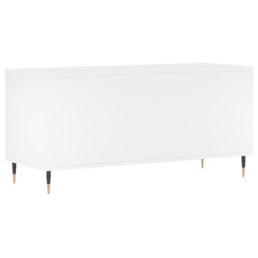 vidaXL Έπιπλο Δίσκων Λευκό 100x38x48cm από Επεξεργασμένο Ξύλο 1 τεμ.