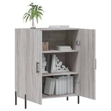 vidaXL Ντουλάπι Γκρι Sonoma 69,5x34x90cm από Επεξεργασμένο Ξύλο 1 τεμ.