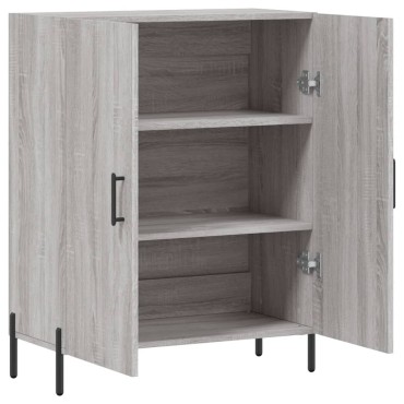vidaXL Ντουλάπι Γκρι Sonoma 69,5x34x90cm από Επεξεργασμένο Ξύλο 1 τεμ.