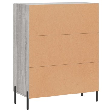 vidaXL Ντουλάπι Γκρι Sonoma 69,5x34x90cm από Επεξεργασμένο Ξύλο 1 τεμ.