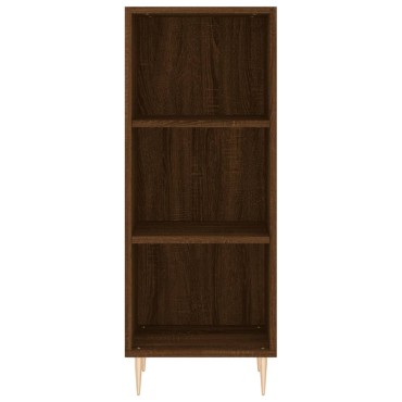 vidaXL Ντουλάπι Καφέ Δρυς 34,5x32,5x90cm Επεξεργασμένο Ξύλο 1 τεμ.
