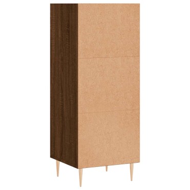 vidaXL Ντουλάπι Καφέ Δρυς 34,5x32,5x90cm Επεξεργασμένο Ξύλο 1 τεμ.
