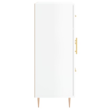 vidaXL Ντουλάπι Γυαλιστερό Λευκό 69,5x34x90cm Επεξεργασμένο Ξύλο 1 τεμ.