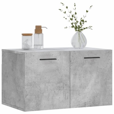 vidaXL Ντουλάπι Τοίχου Γκρι Σκυρ. 60x36,5x35cm Επεξεργασμένο Ξύλο 1 τεμ.