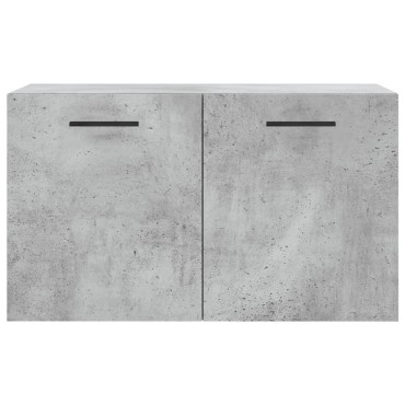 vidaXL Ντουλάπι Τοίχου Γκρι Σκυρ. 60x36,5x35cm Επεξεργασμένο Ξύλο 1 τεμ.