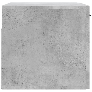 vidaXL Ντουλάπι Τοίχου Γκρι Σκυρ. 60x36,5x35cm Επεξεργασμένο Ξύλο 1 τεμ.