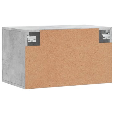 vidaXL Ντουλάπι Τοίχου Γκρι Σκυρ. 60x36,5x35cm Επεξεργασμένο Ξύλο 1 τεμ.