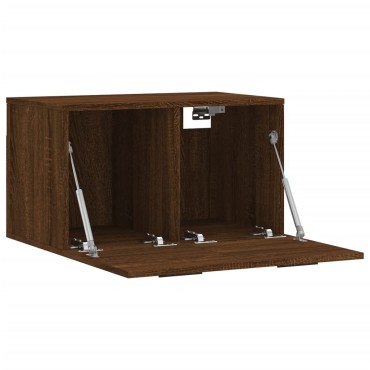 vidaXL Ντουλάπι Τοίχου Καφέ Δρυς 60x36,5x35cm Επεξεργασμένο Ξύλο 1 τεμ.