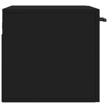 vidaXL Ντουλάπι Τοίχου Μαύρο 60x36,5x35cm από Επεξεργασμένο Ξύλο 1 τεμ.