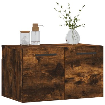 vidaXL Ντουλάπι Τοίχου Καπνιστή Δρυς 60x36,5x35cm Επεξεργασμένο Ξύλο 1 τεμ.