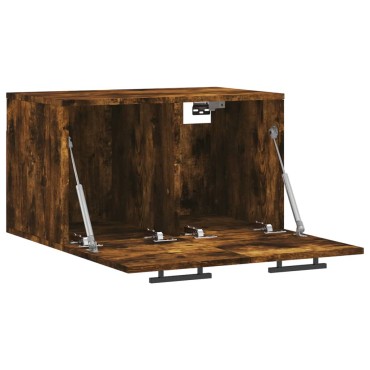 vidaXL Ντουλάπι Τοίχου Καπνιστή Δρυς 60x36,5x35cm Επεξεργασμένο Ξύλο 1 τεμ.