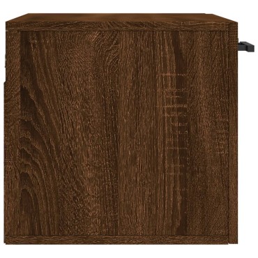 vidaXL Ντουλάπι Τοίχου Καφέ Δρυς 60x36,5x35cm Επεξεργασμένο Ξύλο 1 τεμ.