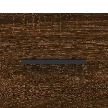 vidaXL Ντουλάπι Τοίχου Καφέ Δρυς 60x36,5x35cm Επεξεργασμένο Ξύλο 1 τεμ.