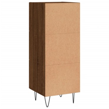vidaXL Ντουλάπι Καφέ Δρυς 34,5x34x90cm Επεξεργασμένο Ξύλο 1 τεμ.