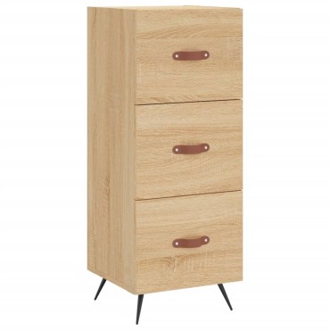 vidaXL Ντουλάπι Sonoma Δρυς 34,5x34x90cm από Επεξεργασμένο Ξύλο 1 τεμ.