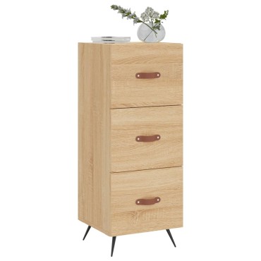vidaXL Ντουλάπι Sonoma Δρυς 34,5x34x90cm από Επεξεργασμένο Ξύλο 1 τεμ.
