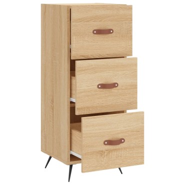 vidaXL Ντουλάπι Sonoma Δρυς 34,5x34x90cm από Επεξεργασμένο Ξύλο 1 τεμ.