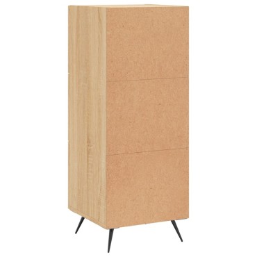 vidaXL Ντουλάπι Sonoma Δρυς 34,5x34x90cm από Επεξεργασμένο Ξύλο 1 τεμ.
