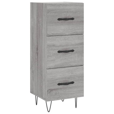 vidaXL Ντουλάπι Γκρι Sonoma 34,5x34x90cm από Επεξεργασμένο Ξύλο 1 τεμ.