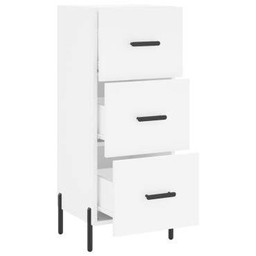 vidaXL Ντουλάπι Λευκό 34,5x34x90cm από Επεξεργασμένο Ξύλο 1 τεμ.