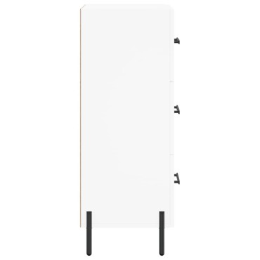vidaXL Ντουλάπι Λευκό 34,5x34x90cm από Επεξεργασμένο Ξύλο 1 τεμ.