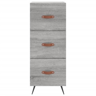 vidaXL Ντουλάπι Γκρι Sonoma 34,5x34x90cm από Επεξεργασμένο Ξύλο 1 τεμ.