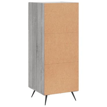 vidaXL Ντουλάπι Γκρι Sonoma 34,5x34x90cm από Επεξεργασμένο Ξύλο 1 τεμ.