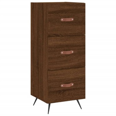 vidaXL Ντουλάπι Καφέ Δρυς 34,5x34x90cm Επεξεργασμένο Ξύλο 1 τεμ.