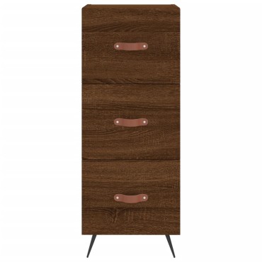 vidaXL Ντουλάπι Καφέ Δρυς 34,5x34x90cm Επεξεργασμένο Ξύλο 1 τεμ.