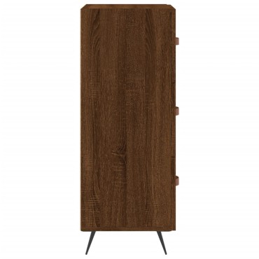 vidaXL Ντουλάπι Καφέ Δρυς 34,5x34x90cm Επεξεργασμένο Ξύλο 1 τεμ.