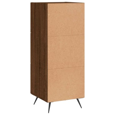 vidaXL Ντουλάπι Καφέ Δρυς 34,5x34x90cm Επεξεργασμένο Ξύλο 1 τεμ.