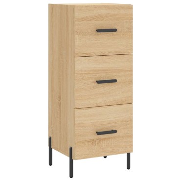 vidaXL Ντουλάπι Sonoma Δρυς 34,5x34x90cm από Επεξεργασμένο Ξύλο 1 τεμ.
