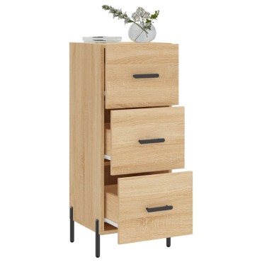 vidaXL Ντουλάπι Sonoma Δρυς 34,5x34x90cm από Επεξεργασμένο Ξύλο 1 τεμ.