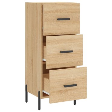 vidaXL Ντουλάπι Sonoma Δρυς 34,5x34x90cm από Επεξεργασμένο Ξύλο 1 τεμ.