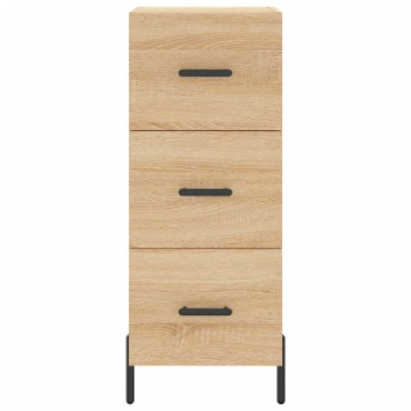 vidaXL Ντουλάπι Sonoma Δρυς 34,5x34x90cm από Επεξεργασμένο Ξύλο 1 τεμ.