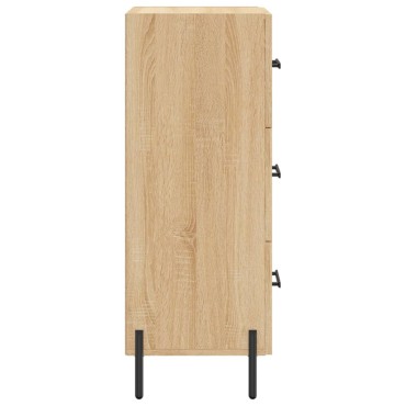 vidaXL Ντουλάπι Sonoma Δρυς 34,5x34x90cm από Επεξεργασμένο Ξύλο 1 τεμ.