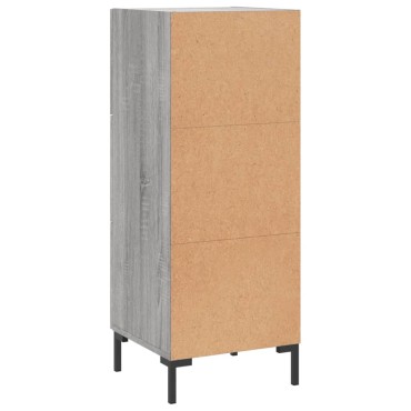 vidaXL Ντουλάπι Γκρι Sonoma 34,5x34x90cm από Επεξεργασμένο Ξύλο 1 τεμ.