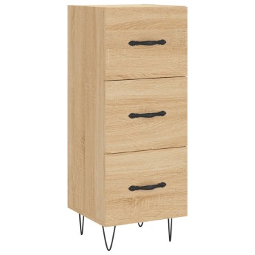 vidaXL Ντουλάπι Sonoma Δρυς 34,5x34x90cm από Επεξεργασμένο Ξύλο 1 τεμ.