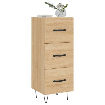 vidaXL Ντουλάπι Sonoma Δρυς 34,5x34x90cm από Επεξεργασμένο Ξύλο 1 τεμ.