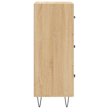 vidaXL Ντουλάπι Sonoma Δρυς 34,5x34x90cm από Επεξεργασμένο Ξύλο 1 τεμ.