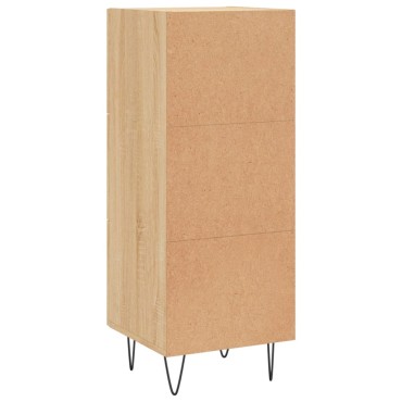 vidaXL Ντουλάπι Sonoma Δρυς 34,5x34x90cm από Επεξεργασμένο Ξύλο 1 τεμ.