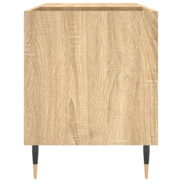vidaXL Δισκοθήκη Sonoma Δρυς 85x38x48cm από Επεξεργασμένο Ξύλο
