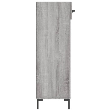 vidaXL Παπουτσοθήκη Γκρι Sonoma 60x35x105cm από Επεξεργ. Ξύλο 1 τεμ.