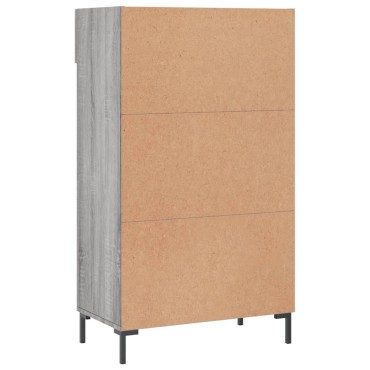 vidaXL Παπουτσοθήκη Γκρι Sonoma 60x35x105cm από Επεξεργ. Ξύλο 1 τεμ.
