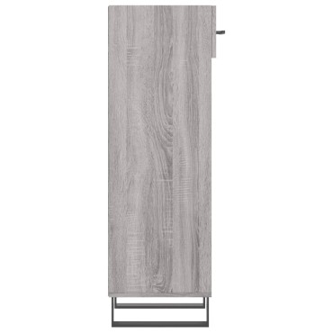 vidaXL Παπουτσοθήκη Γκρι Sonoma 30x35x105cm από Επεξεργασμένο Ξύλο 1 τεμ.