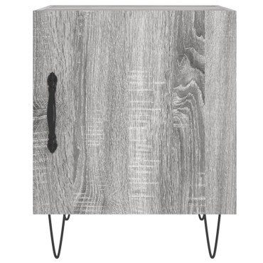 vidaXL Κομοδίνο Γκρι Sonoma 40x40x50cm από Επεξεργασμένο Ξύλο 1 τεμ.