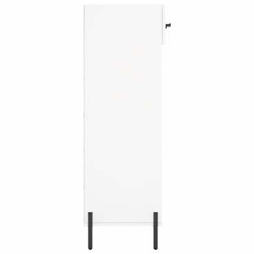 vidaXL Παπουτσοθήκη Λευκή 60x35x105cm από Επεξεργασμένο Ξύλο 1 τεμ.