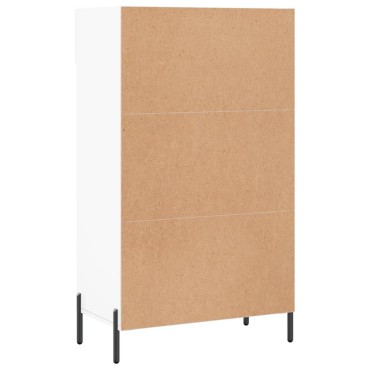 vidaXL Παπουτσοθήκη Λευκή 60x35x105cm από Επεξεργασμένο Ξύλο 1 τεμ.