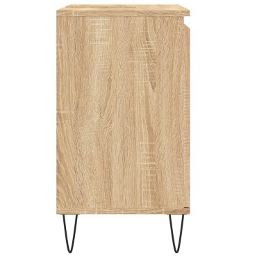 vidaXL Ντουλάπι Μπάνιου Sonoma Δρυς 58x33x60cm από Επεξεργ. Ξύλο